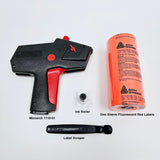 Monarch 1110-01 Pricing Gun - Includes (1) Sleeve of Fl Red Labels + Label Scraper